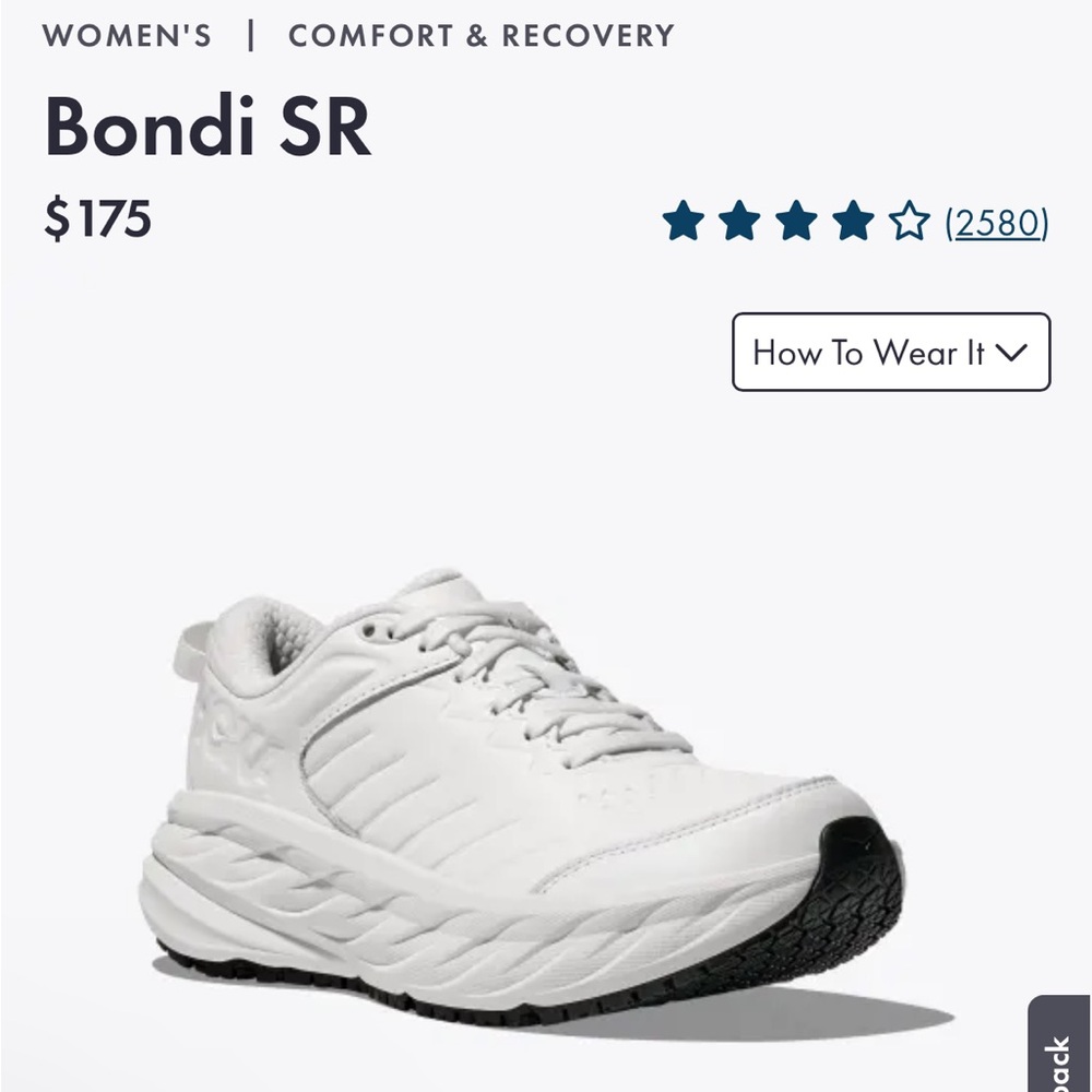 Hoka White Sneakers with Chunky Design and Breathable Upper